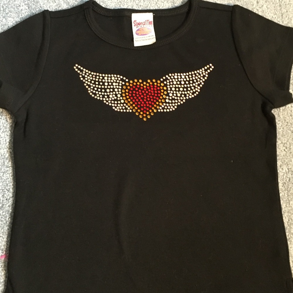 Girls embellished T-shirt